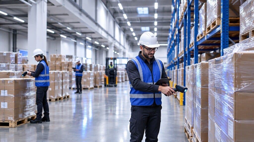 Depósito de una distribuidora con pedidos listos para despacho