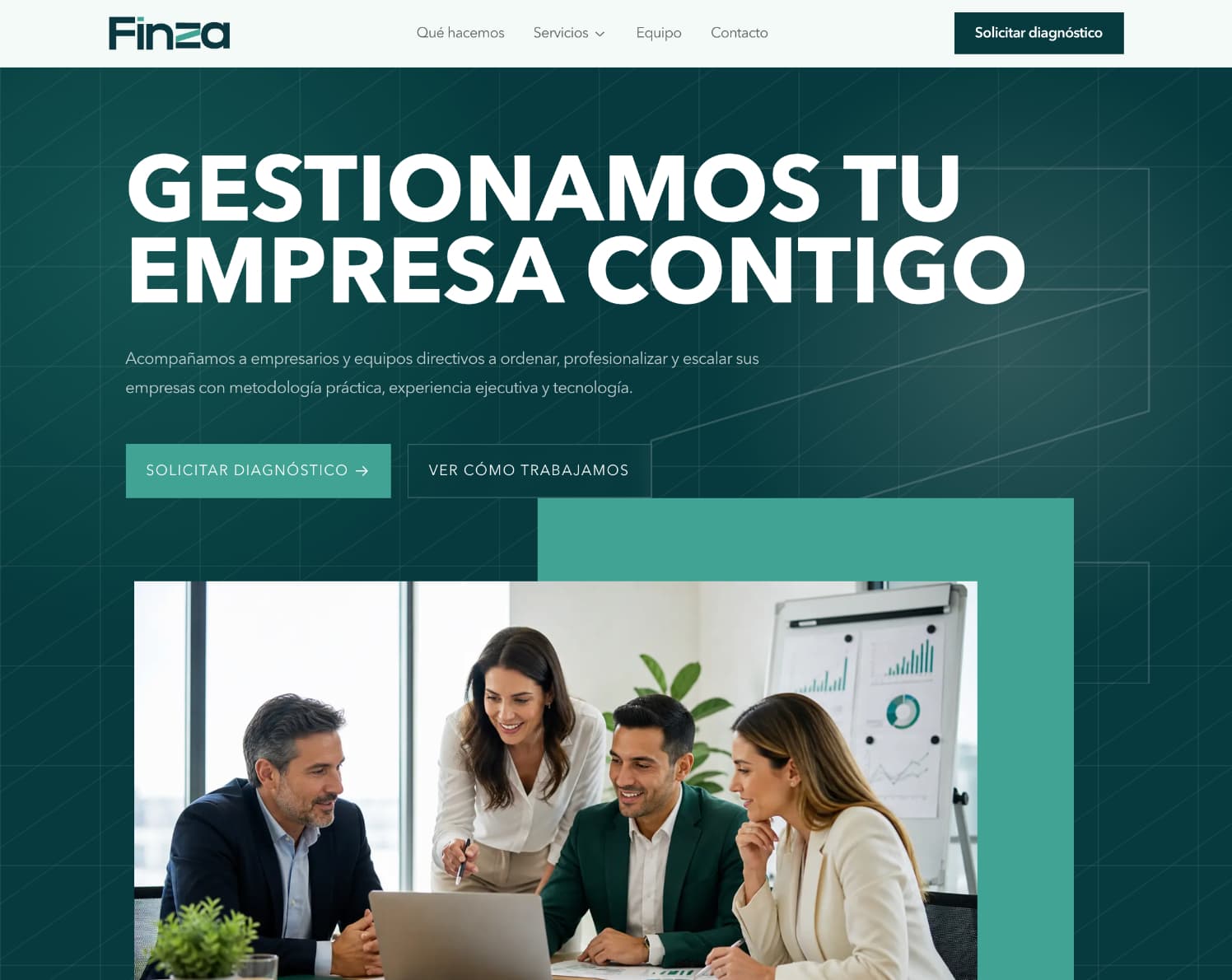 Finza | Web design, development, and HubSpot CRM