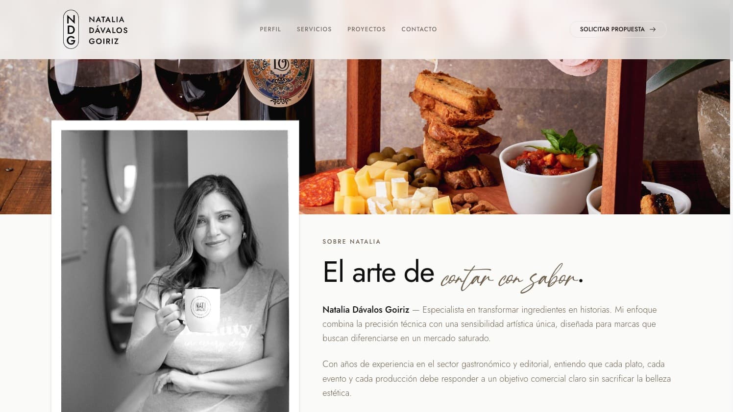 Natalia Dávalos Goiriz | Web design, development, and custom headless CMS