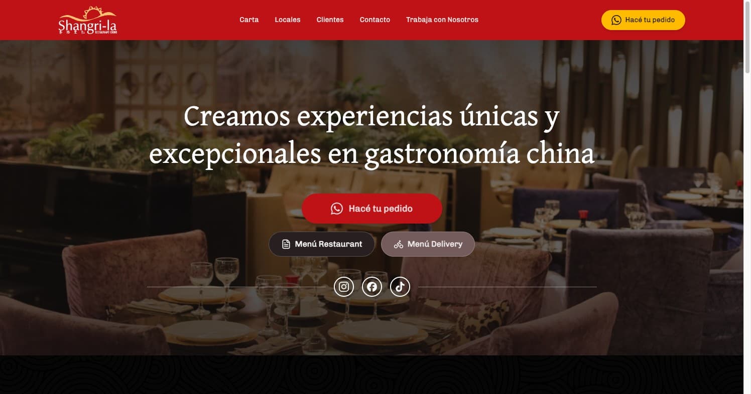 Shangri-La | Web design and development