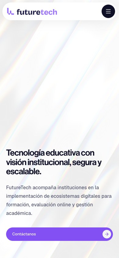 FutureTech on mobile